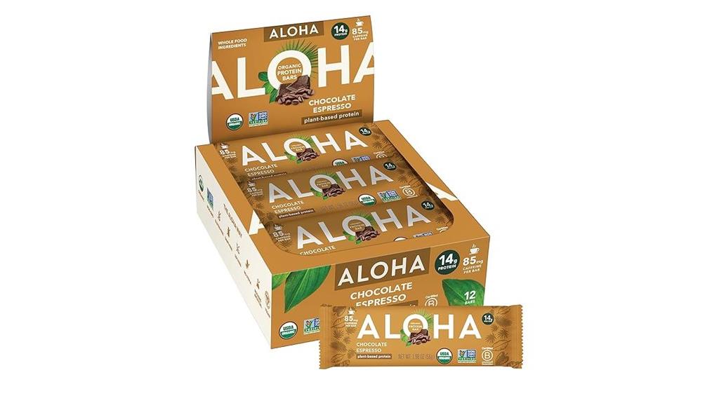 aloha protein bars chocolate espresso
