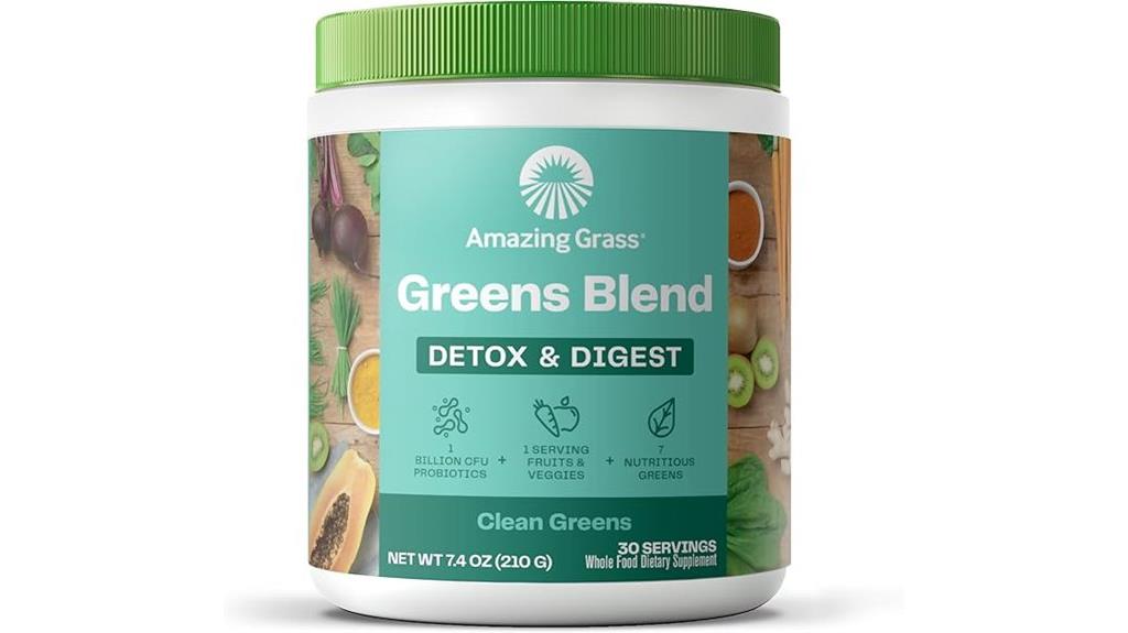 amazing grass greens detox digestive probiotics
