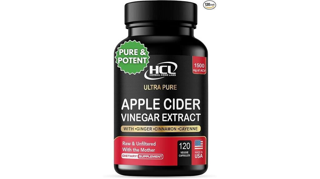 apple cider vinegar capsules