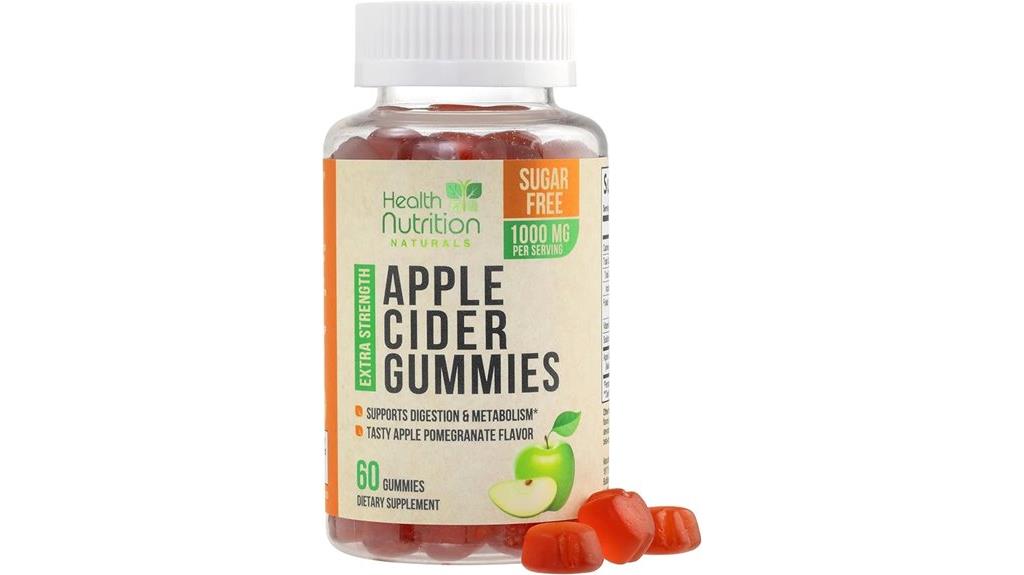 apple cider vinegar gummies 1000mg