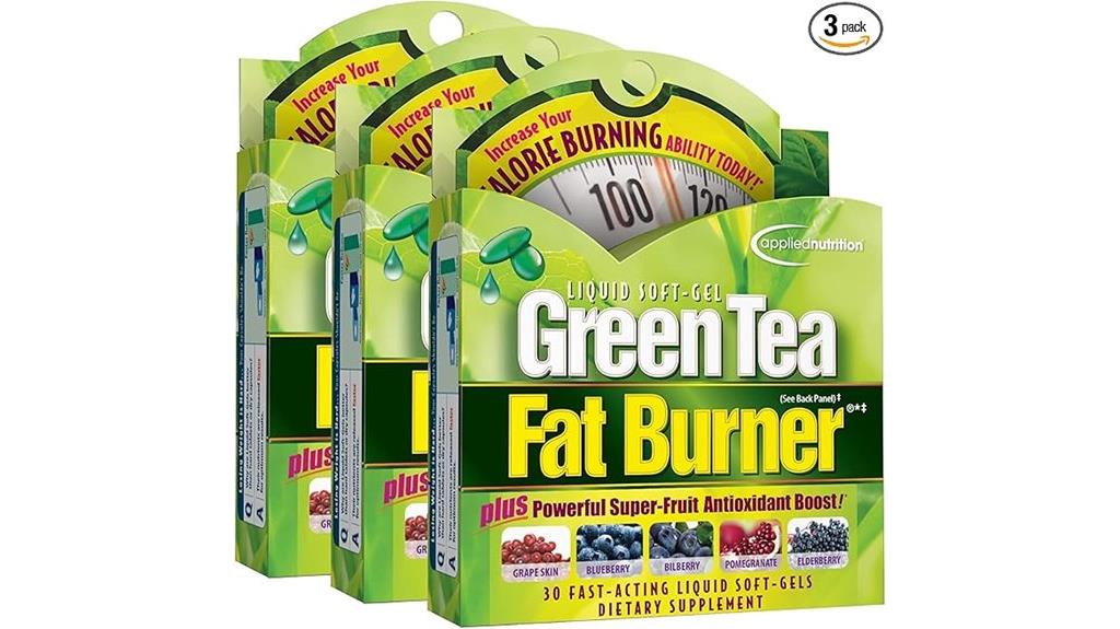 applied nutrition green tea fat burner 3 pack