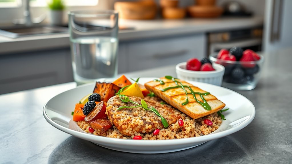 balanced meals stabilize glucose trajectories daily