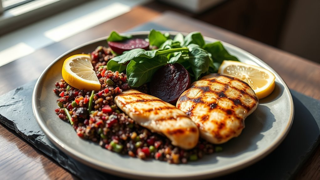 balanced plate fiber pacing meals