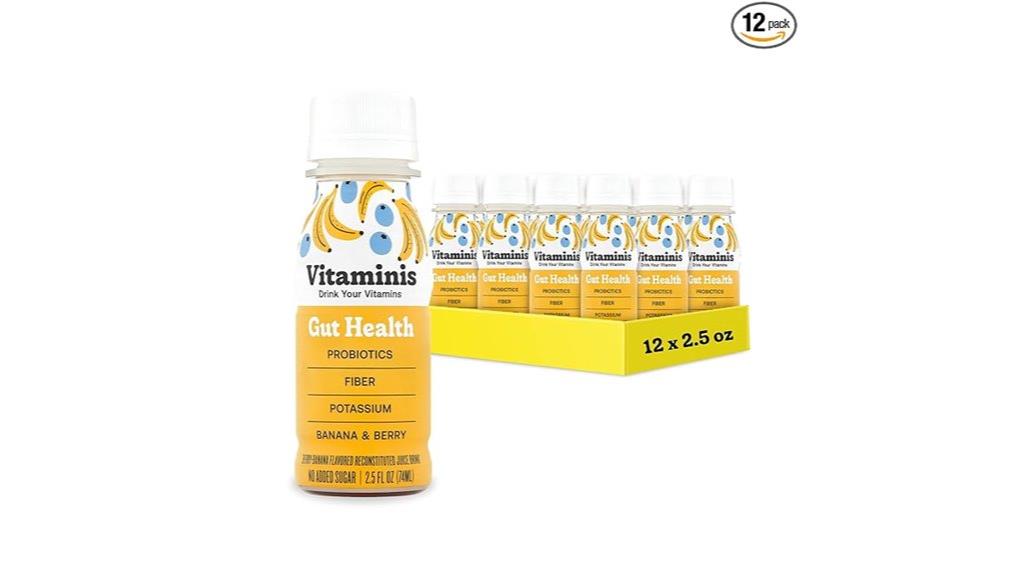 berry banana probiotic fiber shot dairy free