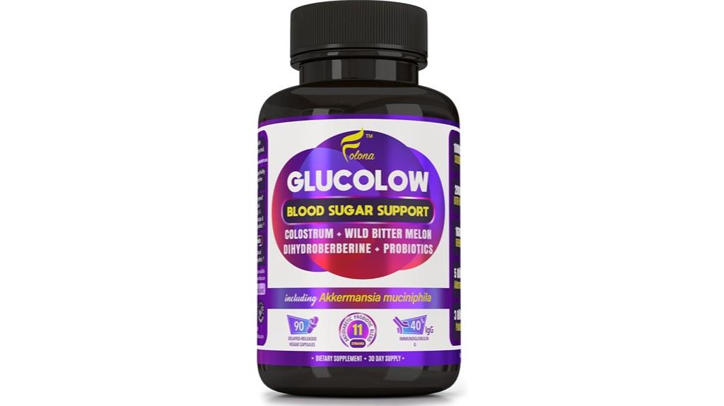 blood sugar support colostrum supplement