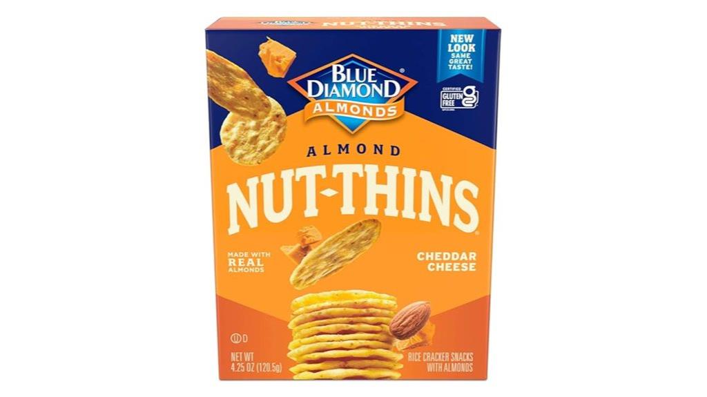 blue diamond almonds nut thins cheddar