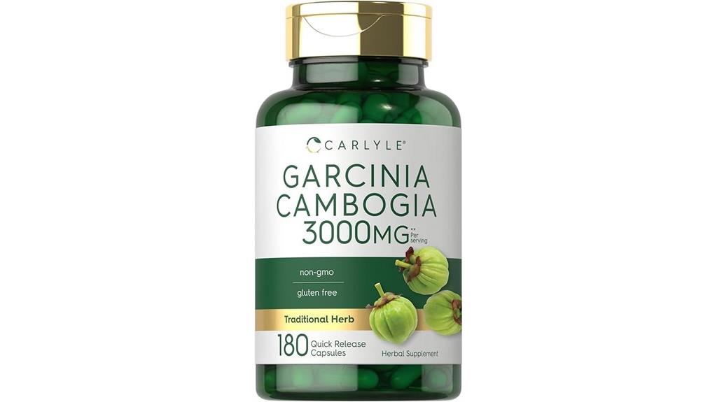 carlyle garcinia cambogia 3000mg 180