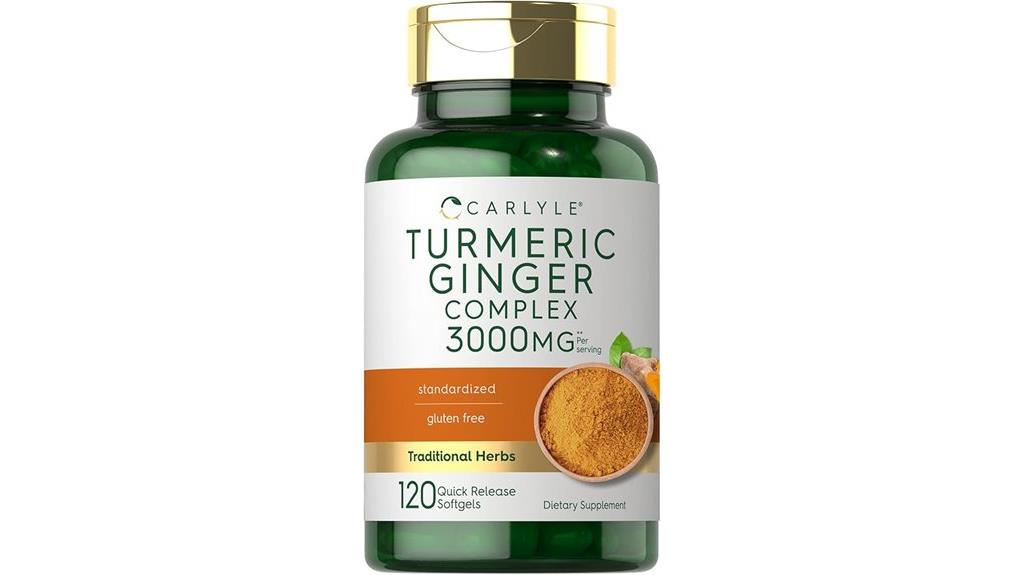 carlyle turmeric ginger 3000mg