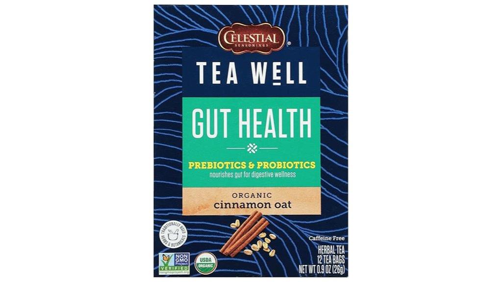 celestial seasonings gut health tea