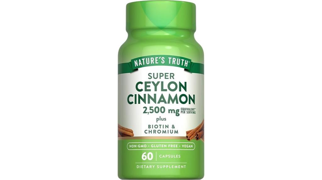 ceylon cinnamon chromium biotin capsules