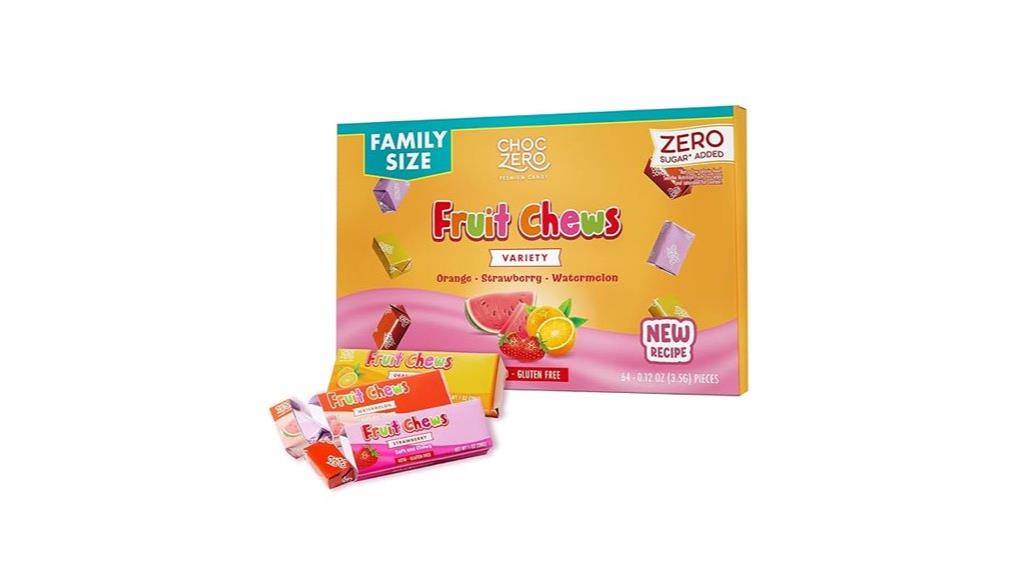 choczero sugar free fruit chews