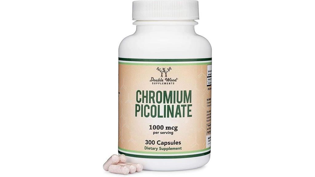 chromium picolinate 1000mcg supplement product
