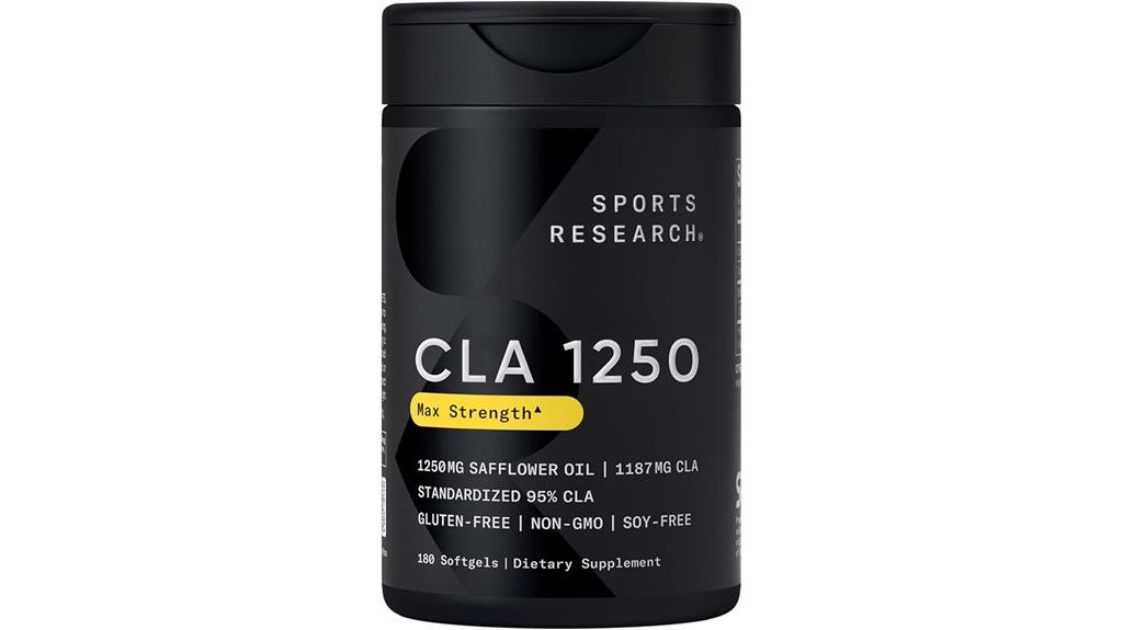 cla supplement with 1250mg per serving