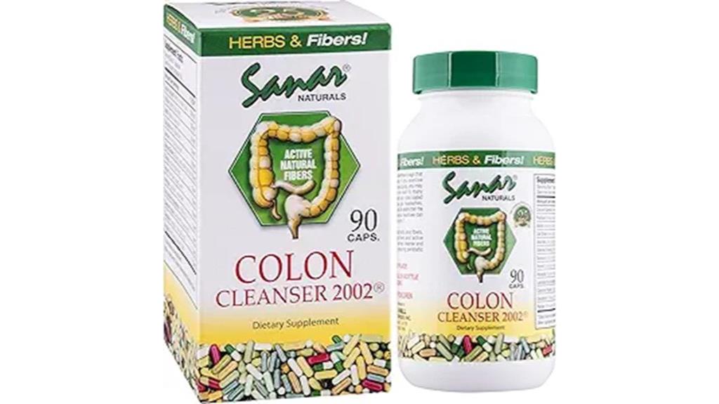 colon cleanser fiber detox supplement