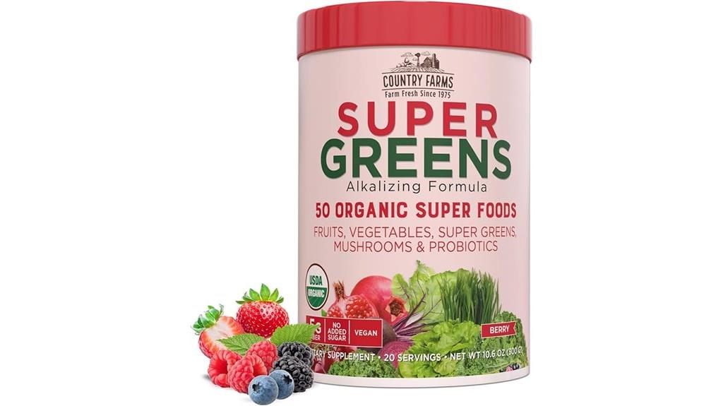 country farms organic berry drink mix