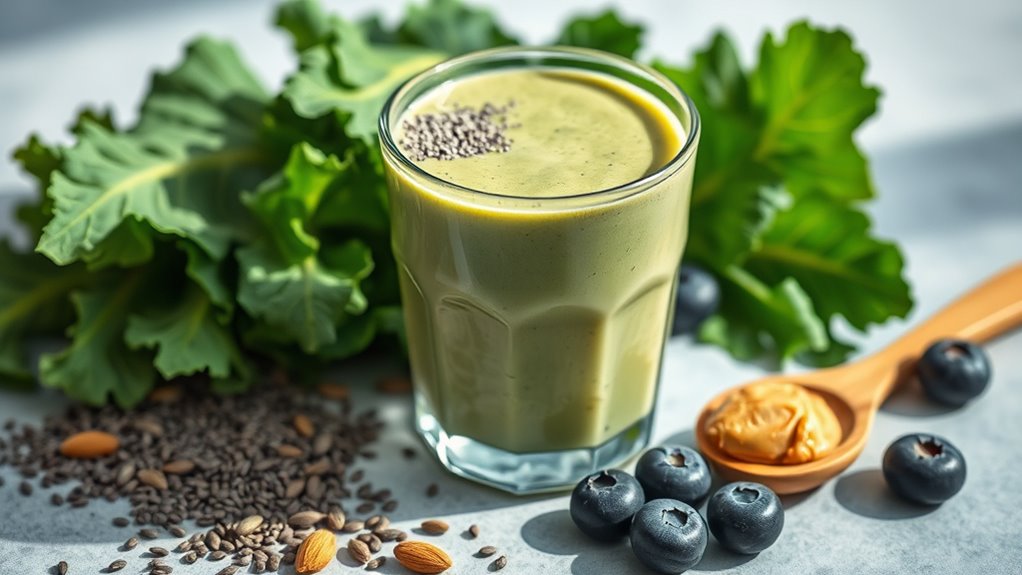 daily probiotic smoothies with fiber balance