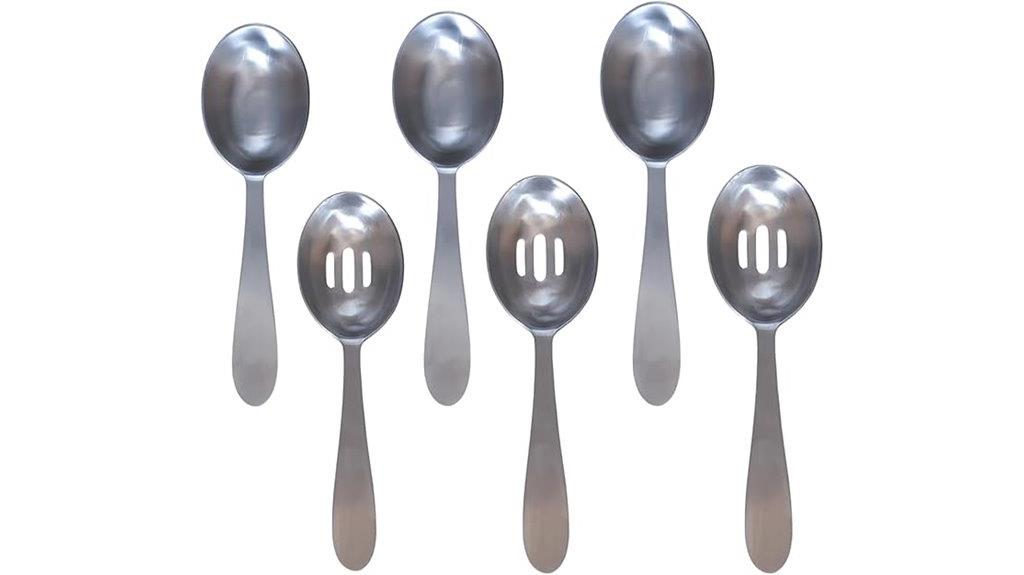 darware 6pc portion spoons