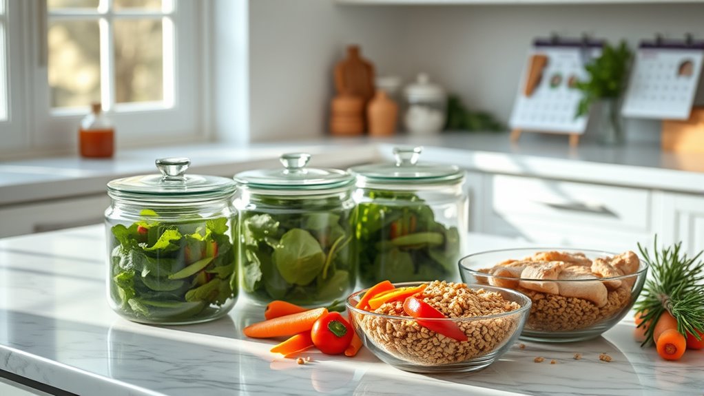 deliberate containerized meal routine