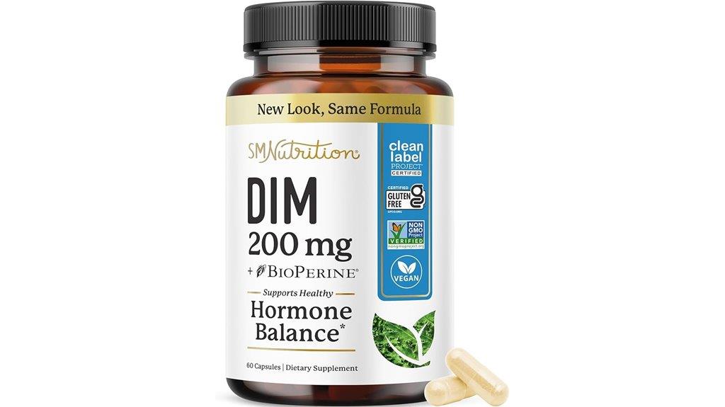 dim 200 mg hormone balance vegan soy free