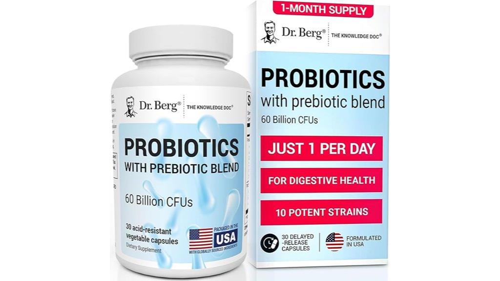 dr berg probiotic supplement