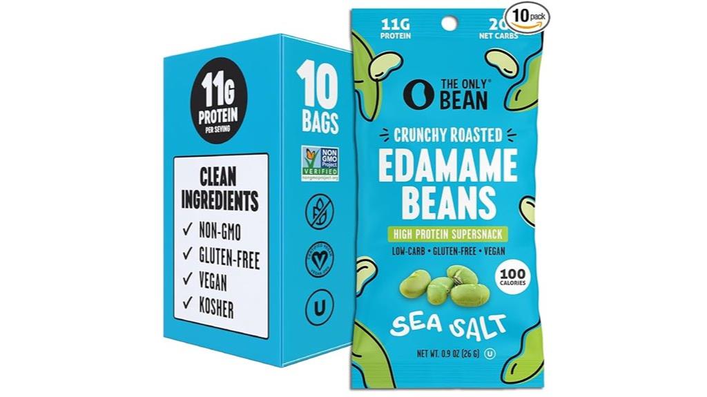 dry roasted edamame snack pack