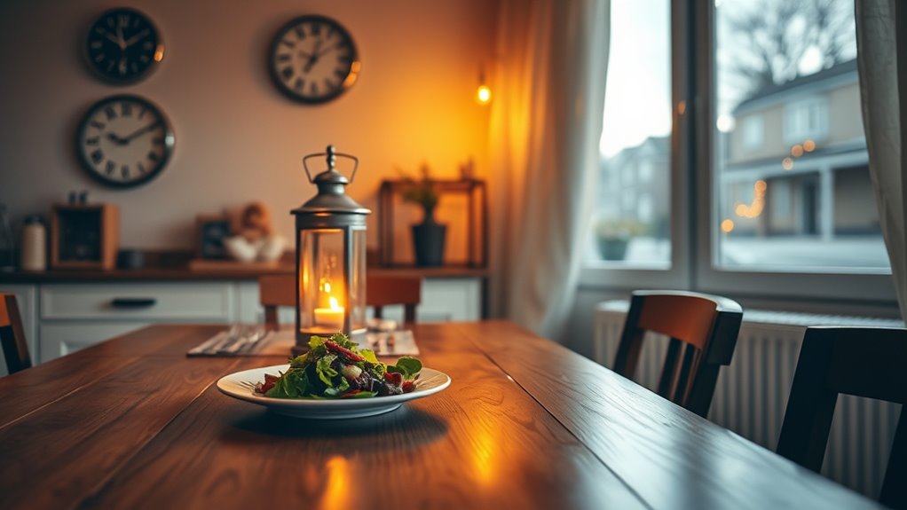 early dinners stabilize rhythms and metabolism