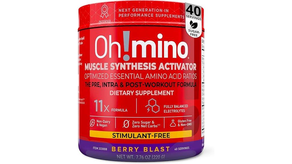 essential amino acids supplement summary