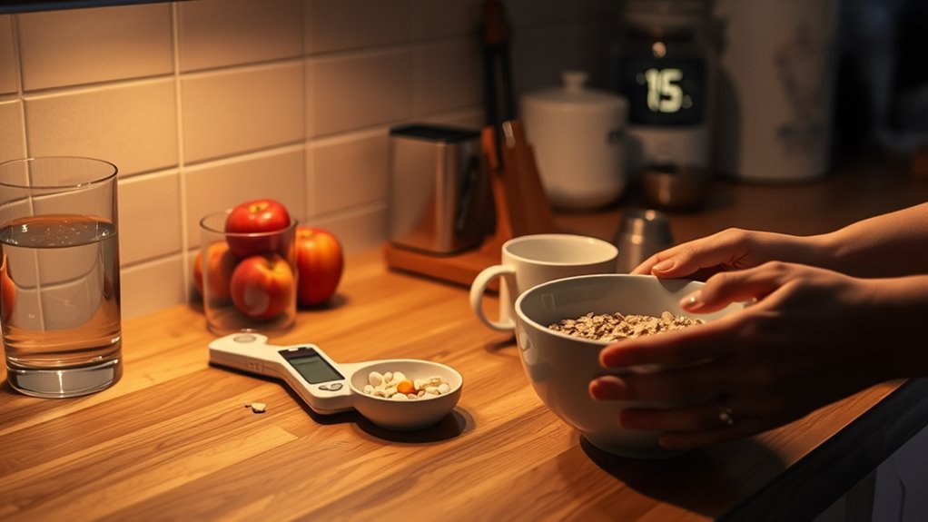 evening routine stabilizes glucose
