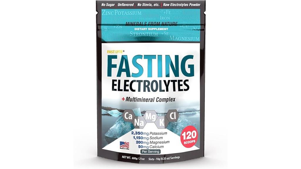 fasting electrolyte supplement powder