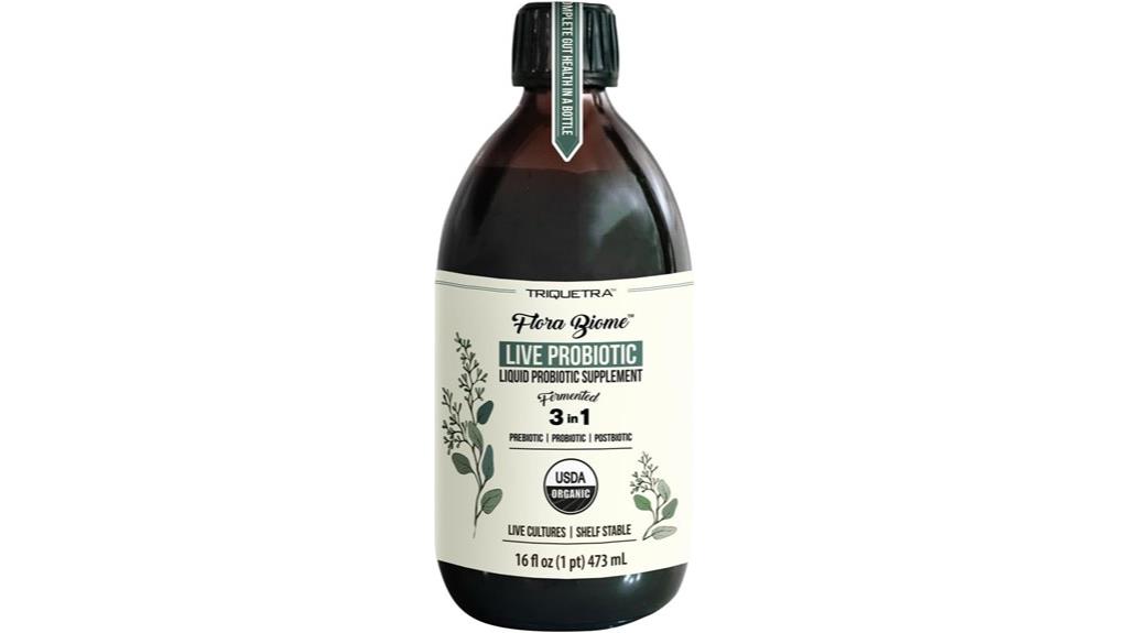 flora biome probiotic product label