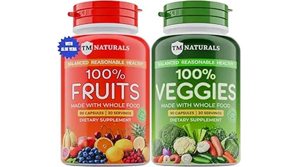 fruit veggies supplement vitamins