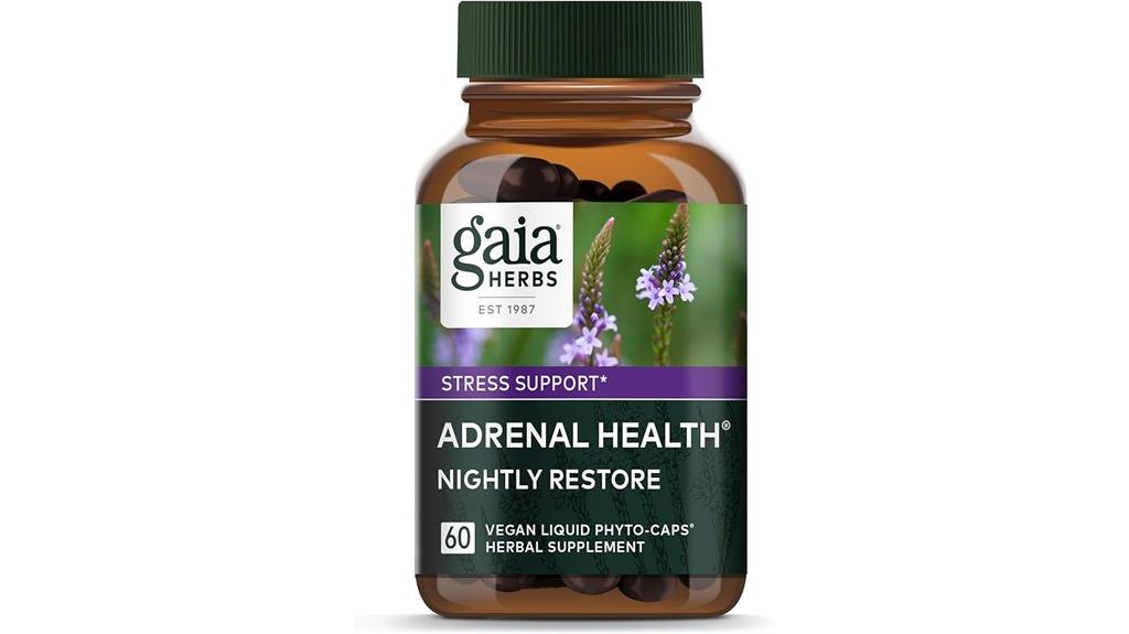 gaia herbs adrenal nightly capsules