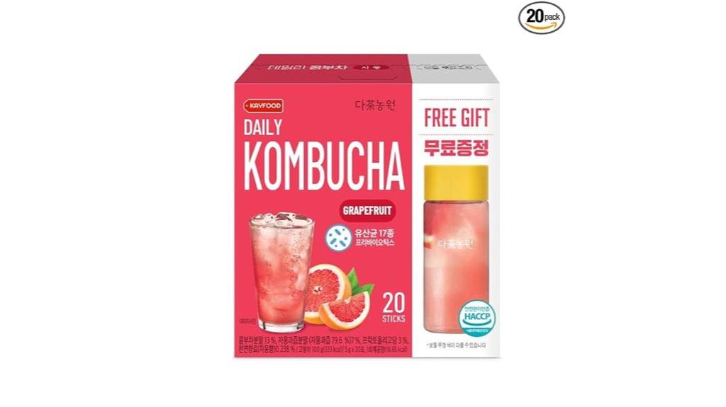 garden kiwi kombucha powder mix probiotics