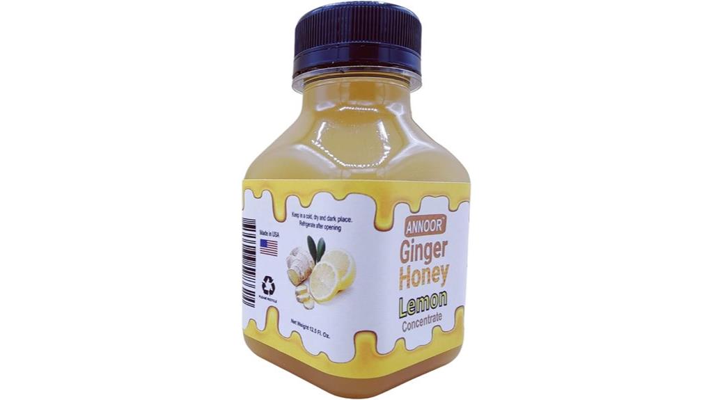 ginger lemon honey concentrate