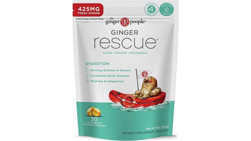 ginger rescue digestive lozenges