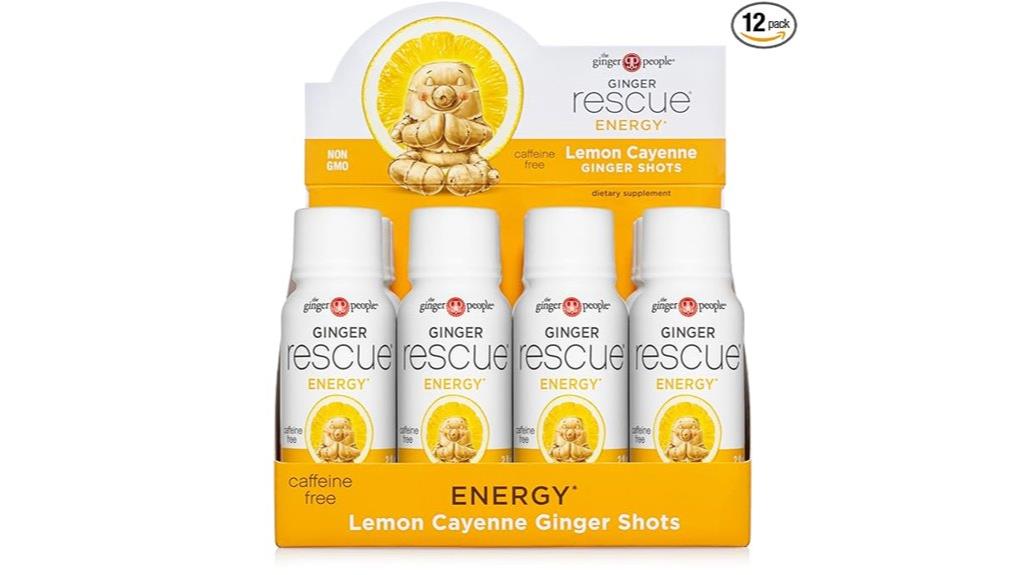 ginger rescue shots 12 pack