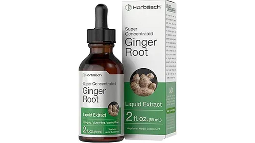 ginger root extract alcohol free