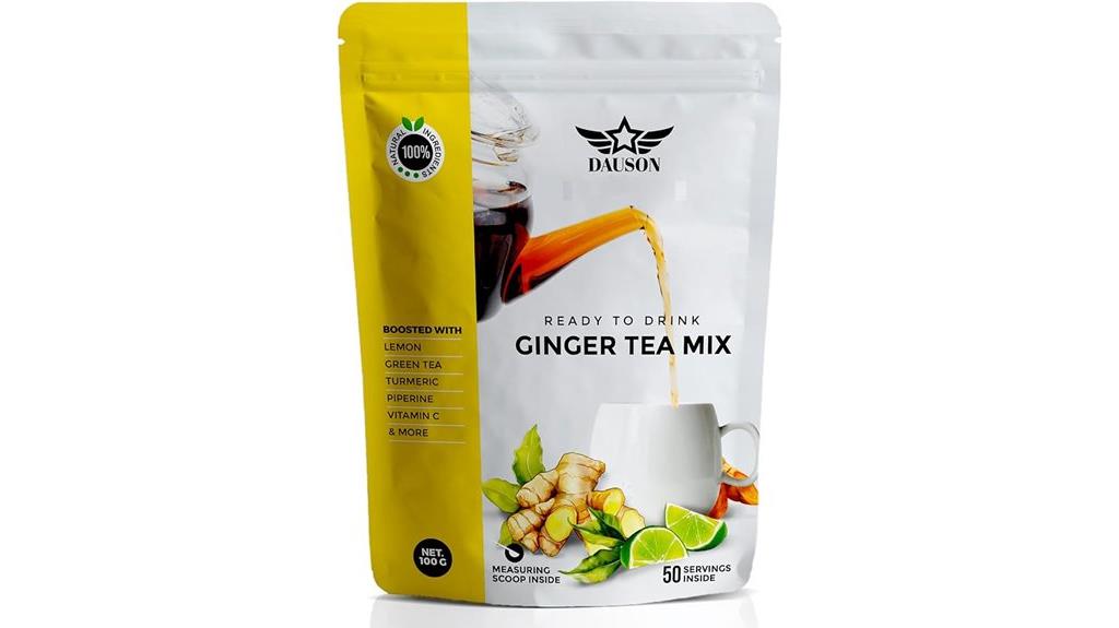 ginger turmeric herbal tea mix