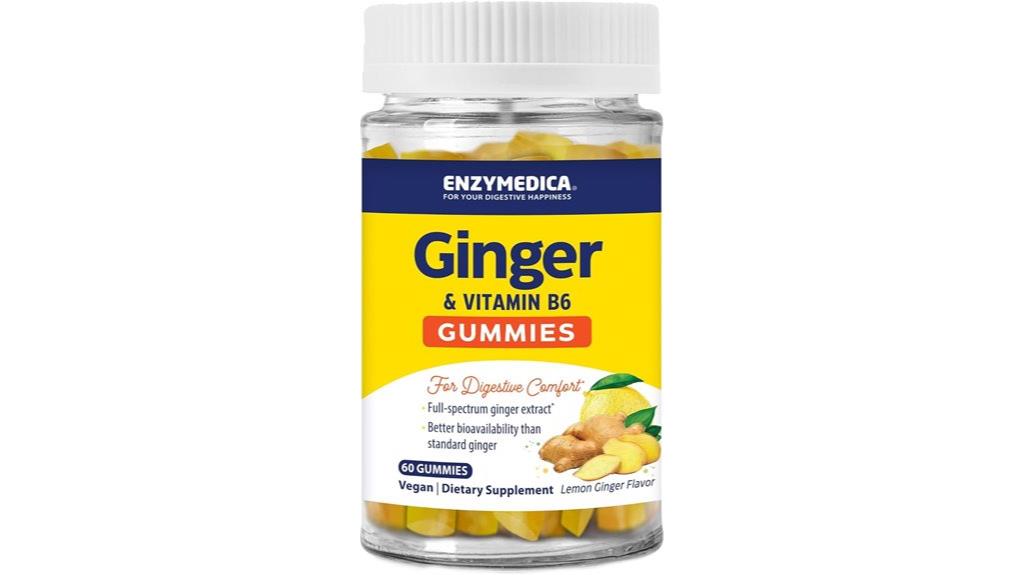 ginger vitamin b6 gummies