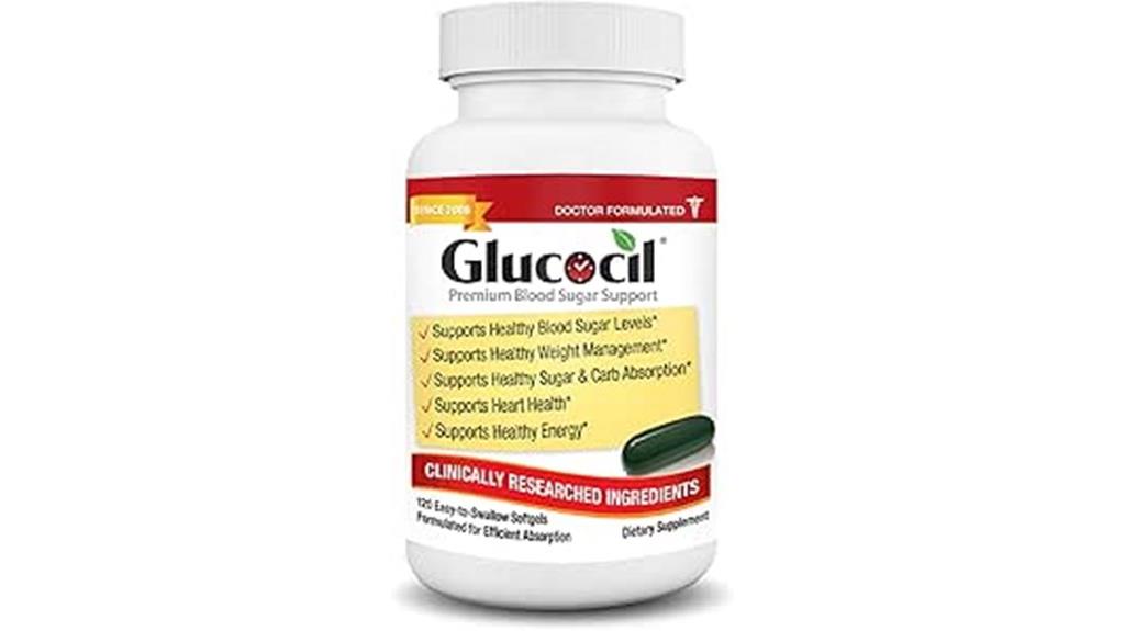 glucocil berberine mulberry softgels