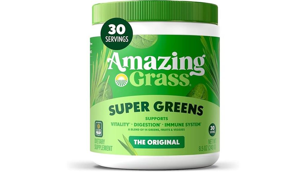 greens powder with probiotics