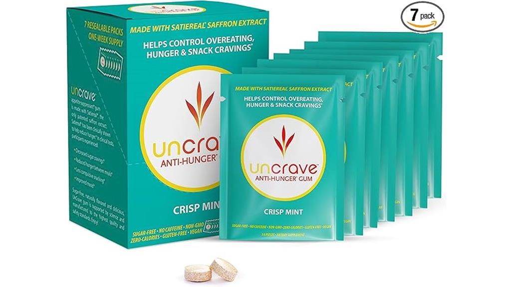 gum with saffron extract