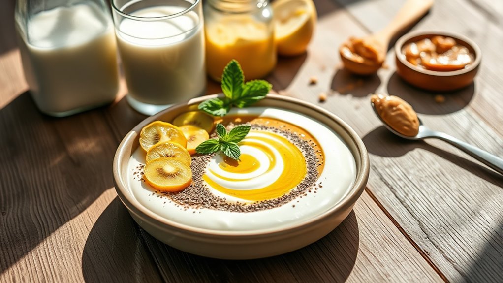 gut friendly fiber rich balanced breakfast