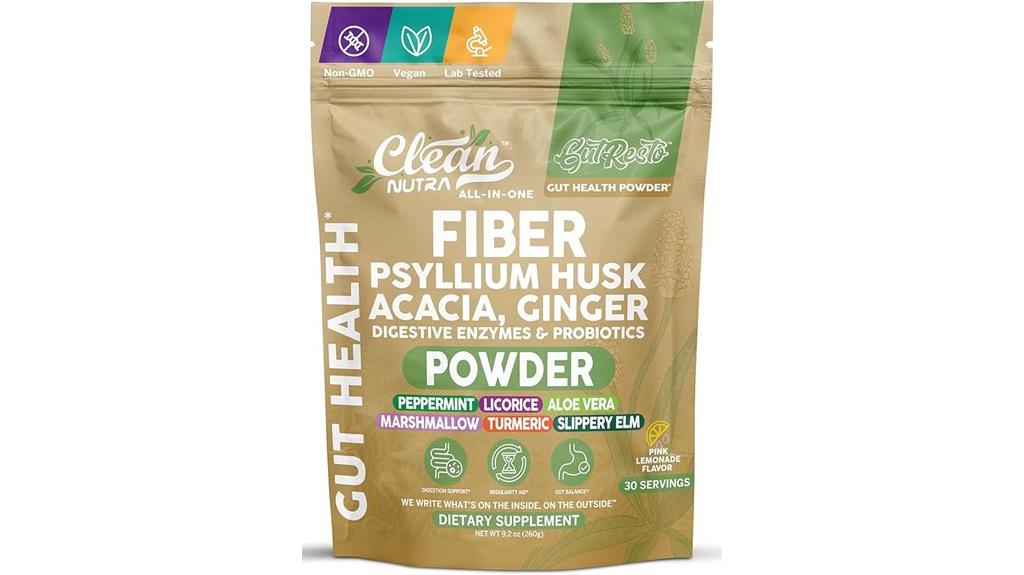 gut health supplement with multiple botanicals