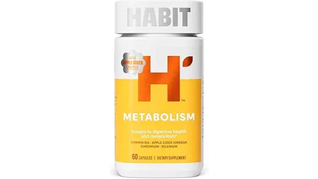 habit metabolism supplement capsules count