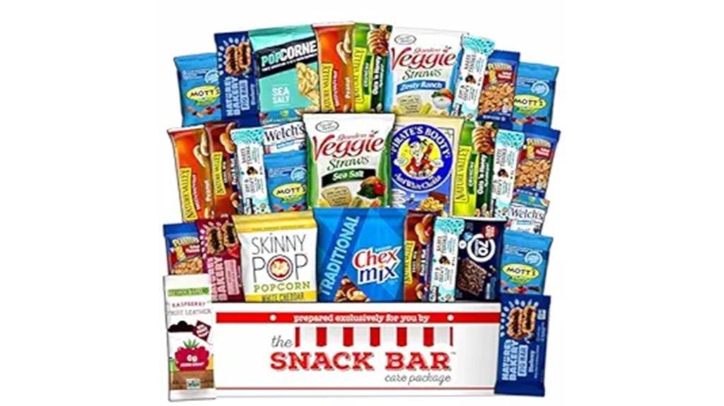healthy snack care package assortment