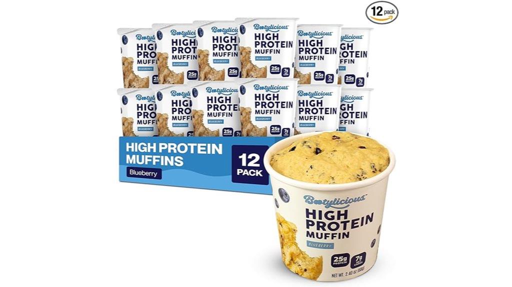 high protein muffin 12 pack