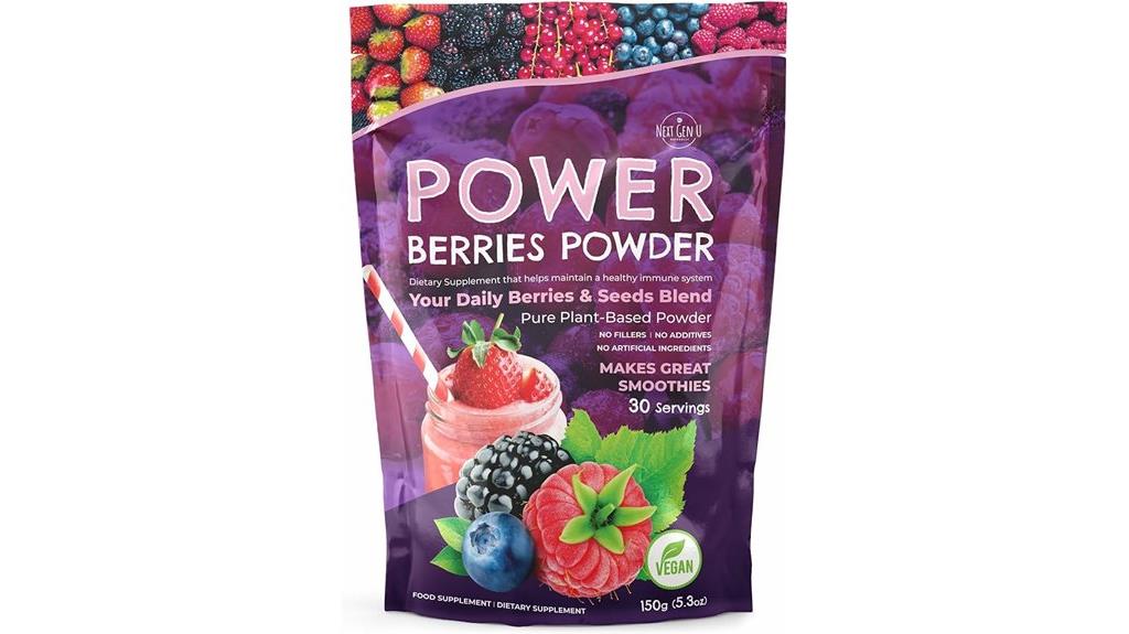 immune support berry powder supplement