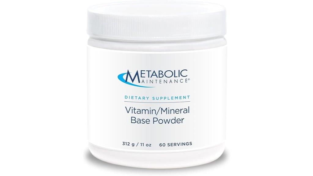 iron free multivitamin powder supplement