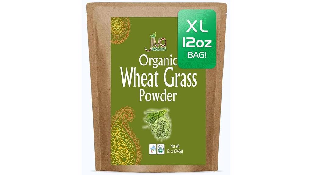 jiva organics wheatgrass powder